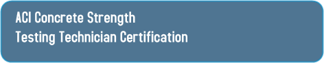 ACI Concrete Strength Testing Technician Certification
